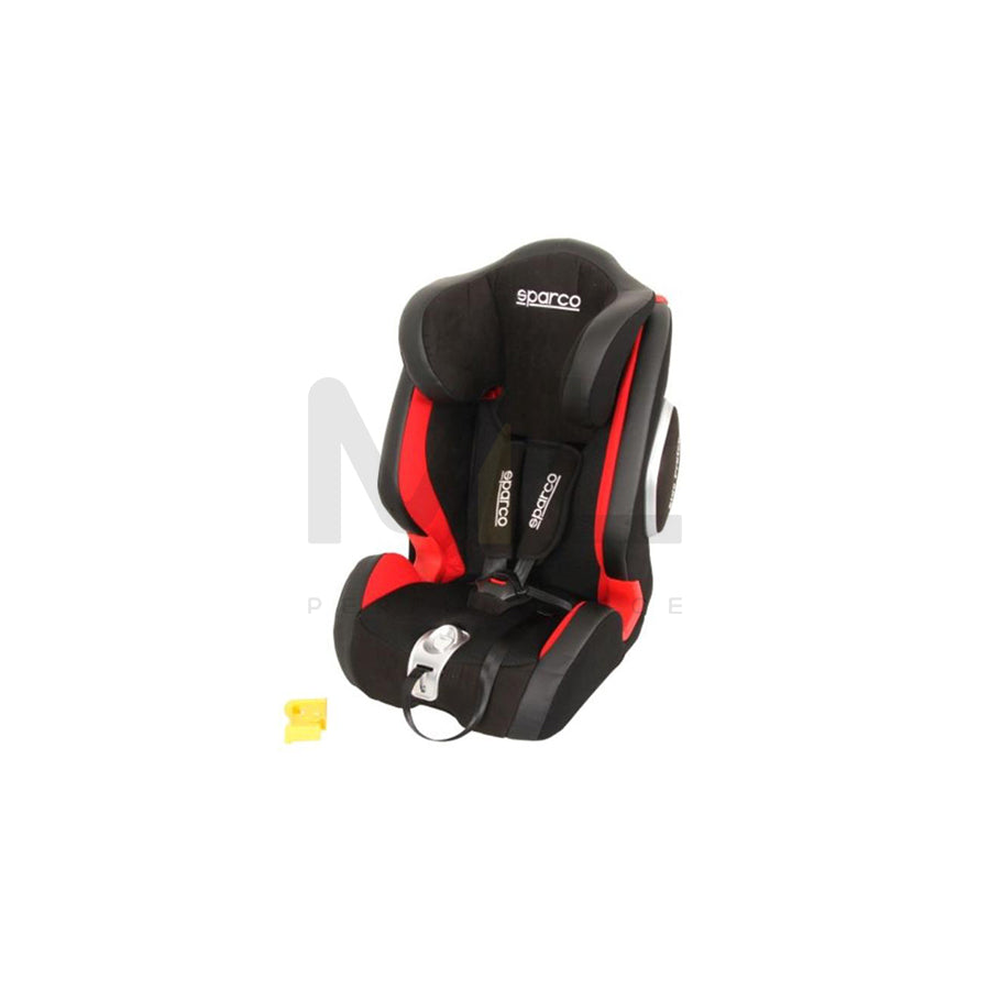 SPARCO F1000K PREMIUM 1000KIG123RD Child car seat with Isofix Group 1 2 3 9 36 kg 5 point harness Black Red multi group