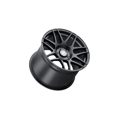 Forgestar F17288022P15 18x8 F14 Drag Semi Concave 5x120 ET15 BS5.125 Satin Black Drag Racing Wheel