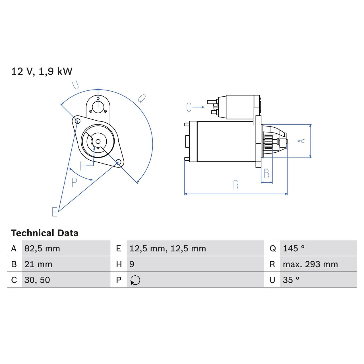 BOSCH 0986017310 Starter
