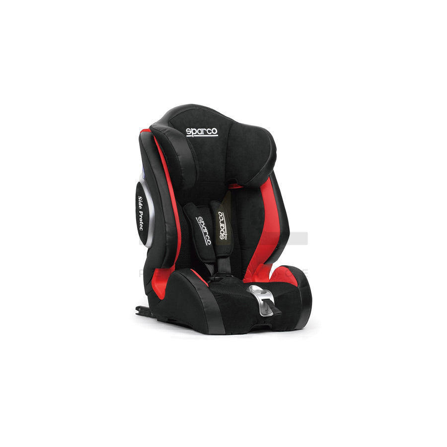 SPARCO F1000KI 01922IRS Child car seat with Isofix, Group 1/2/3, 9-36 kg, 3-point harness, Red | ML Performance Car Parts
