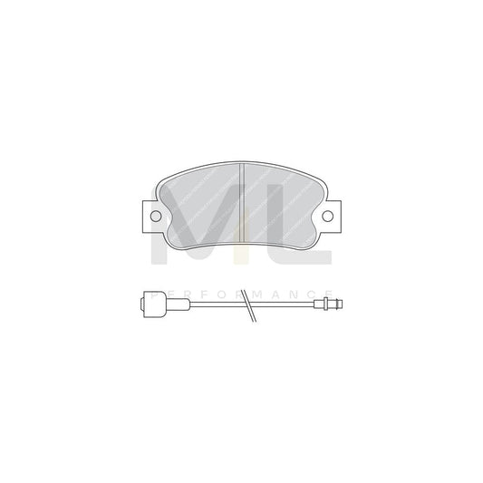 Ferodo Fsl600 Brake Pad Set Fuse+ Technology, With Acoustic Wear Warning | ML Performance Car Parts