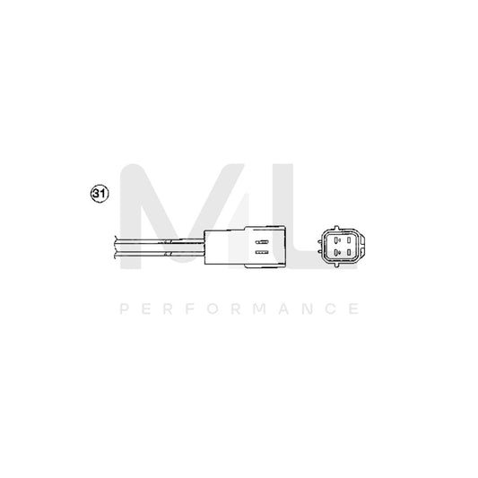 NTK Lambda Sensor / O2 Sensor (NGK 96464) - OZA702-EE1 | ML Car Parts UK | ML Performance