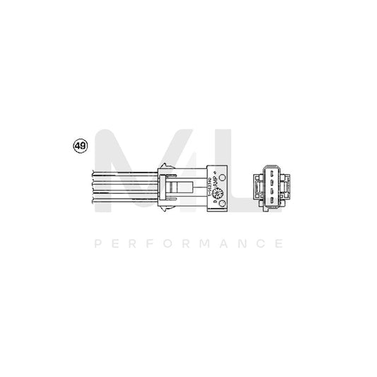 NTK Lambda Sensor / O2 Sensor (NGK 96242) - OZA826-EE23 | ML Car Parts UK | ML Performance