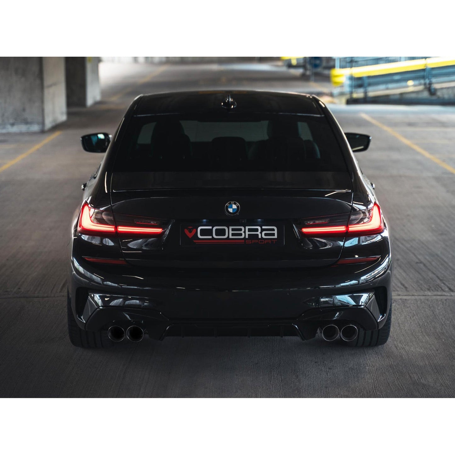 [TO BE DELETED] Cobra Exhaust BMW 330i Touring (G21) (19+) Non-Valved Quad Exit M3 Style Performance Exhaust