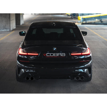 [TO BE DELETED] Cobra Exhaust BMW 330i Touring (G21) (19+) Non-Valved Quad Exit M3 Style Performance Exhaust