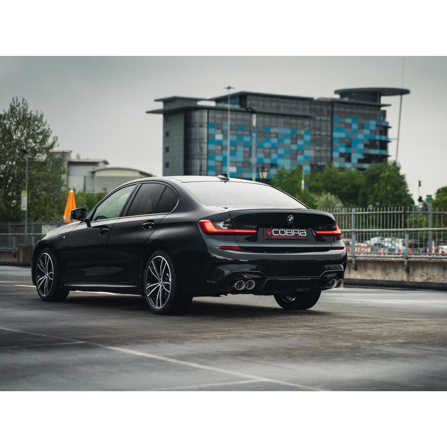 [TO BE DELETED] Cobra Exhaust BMW 330i Touring (G21) (19+) Non-Valved Quad Exit M3 Style Performance Exhaust