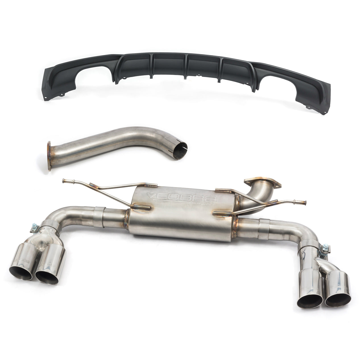 Cobra Exhaust BMW 320i (F30 LCI/F31 LCI) (2011-19) Quad Exit M3 Style Performance Exhaust Conversion | ML Performance EU Car Parts