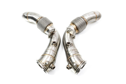 Evolve BMW S63 F10 F12 F13 Catless Turbo Downpipes (M5 & M6) - ML Performance UK