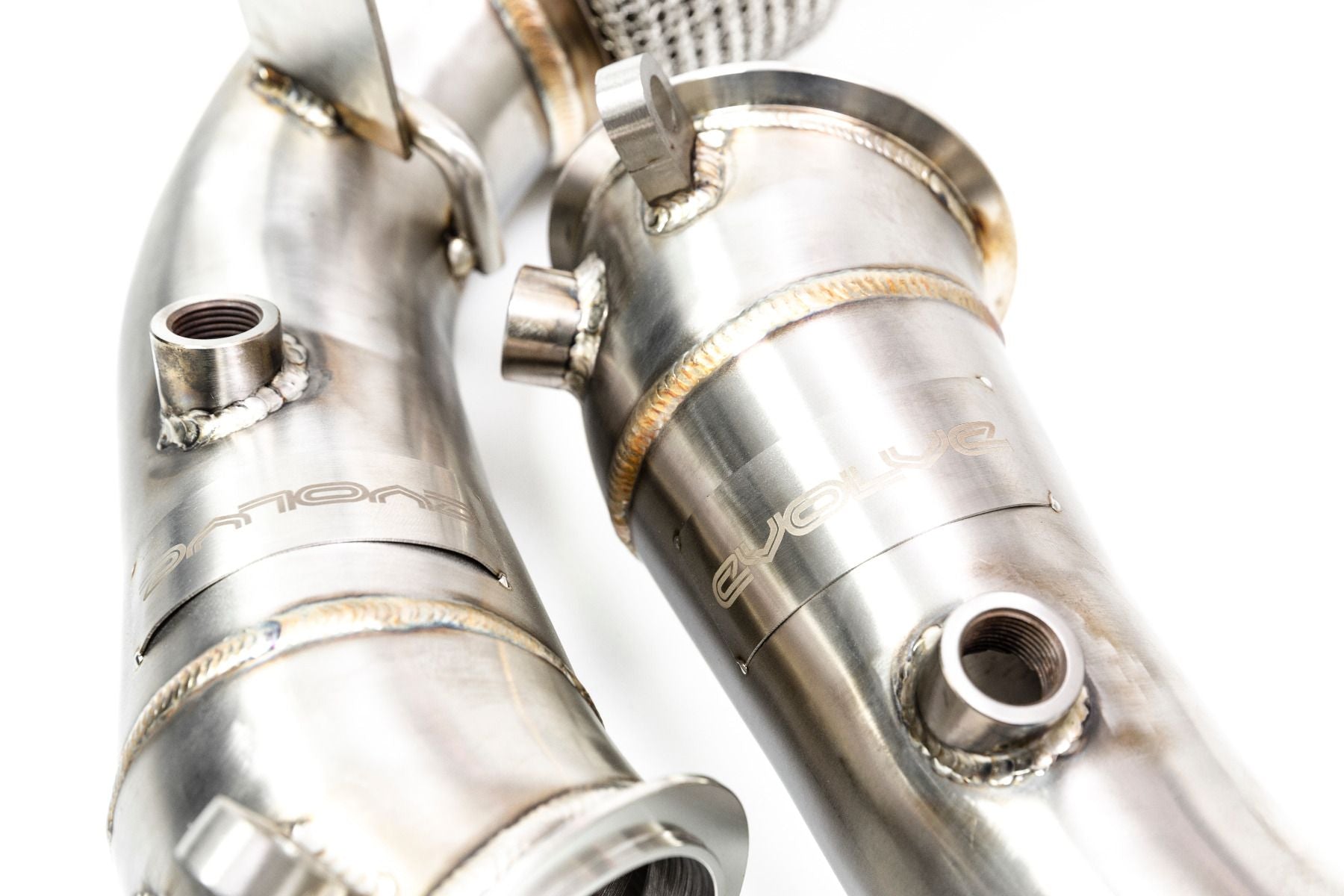 Evolve BMW S63 F10 F12 F13 Catless Turbo Downpipes (M5 & M6) - ML Performance UK