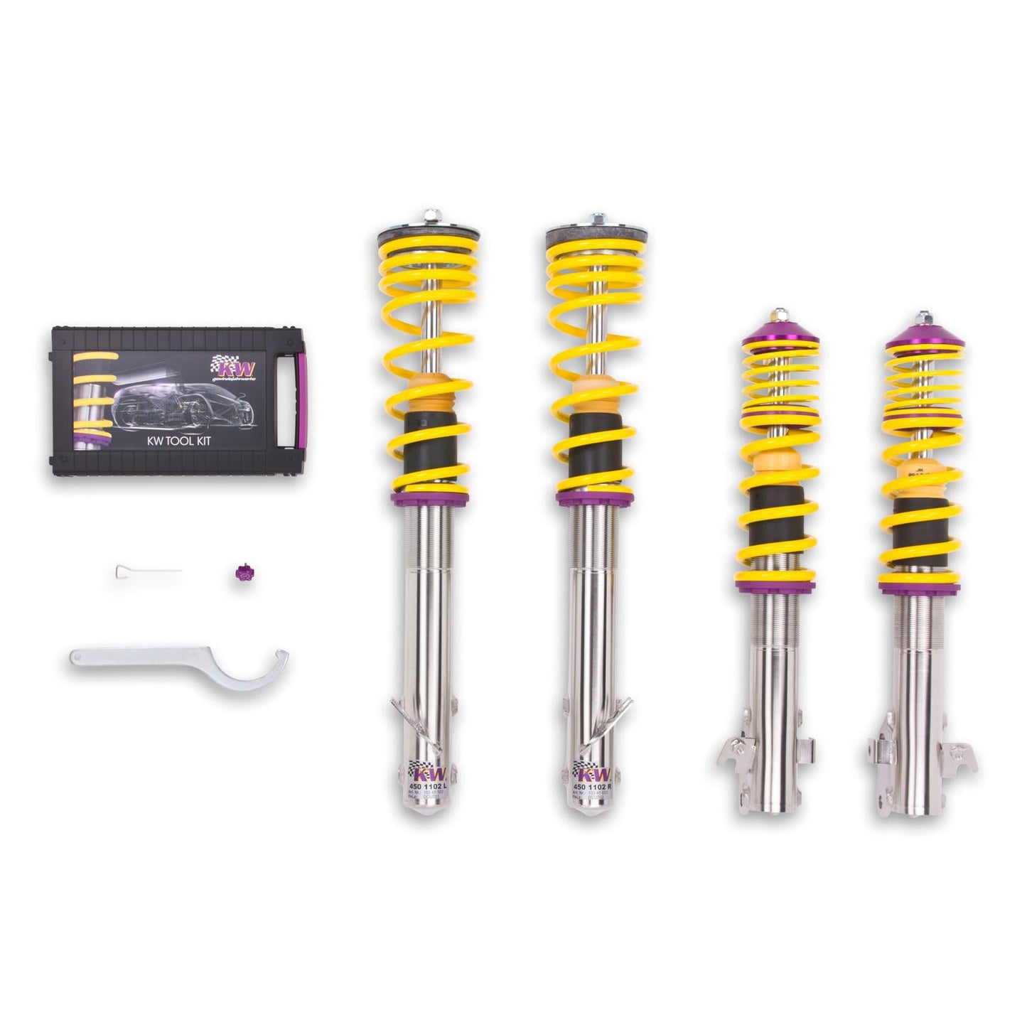 KW Audi B8 A4 Avant Variant 1 Coilover kit - Inc. Deactivation For Electronic Damper | ML Performance UK 