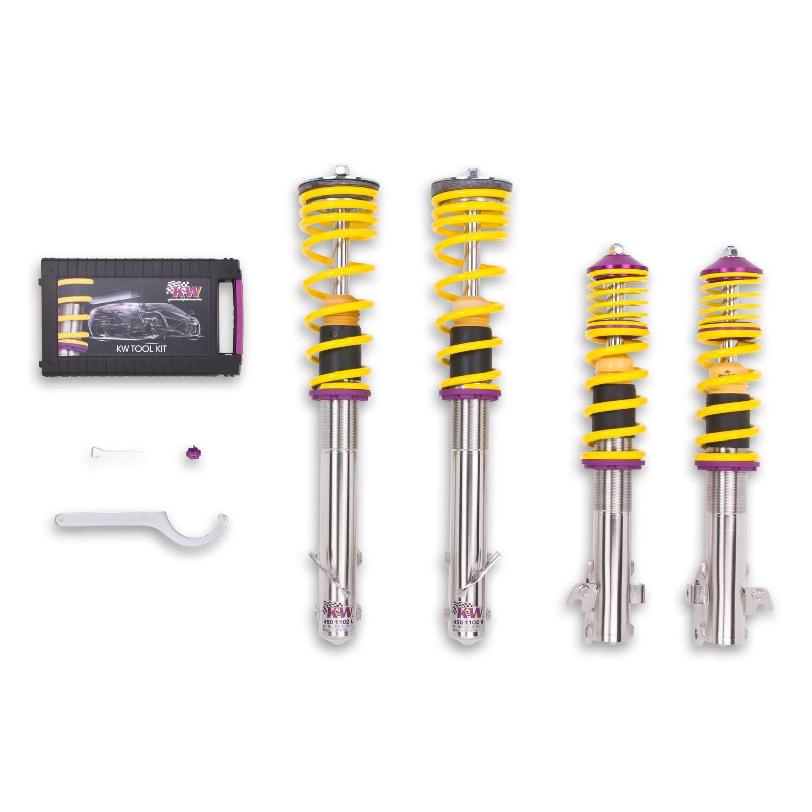 KW Audi B8 A4 Avant Variant 1 Coilover kit - Inc. Deactivation For Electronic Damper | ML Performance UK 