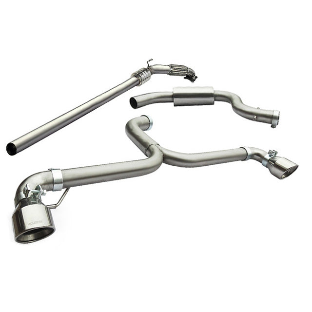 Cobra Exhaust VW Golf GTI (MK6) 2.0 TSI (5K) (09-12) Venom Box Delete Race Turbo Back Performance Exhaust | ML Performance EU Car Parts