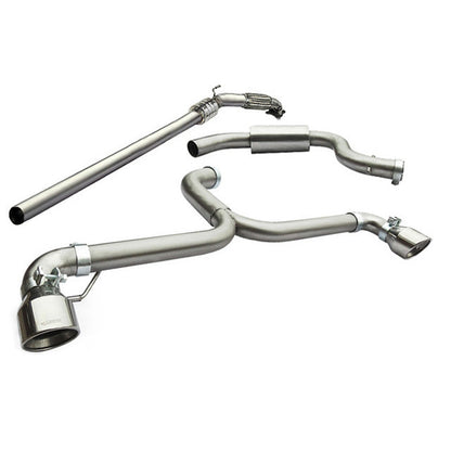Cobra Exhaust VW Golf GTI (MK6) 2.0 TSI (5K) (09-12) Venom Box Delete Race Turbo Back Performance Exhaust | ML Performance EU Car Parts