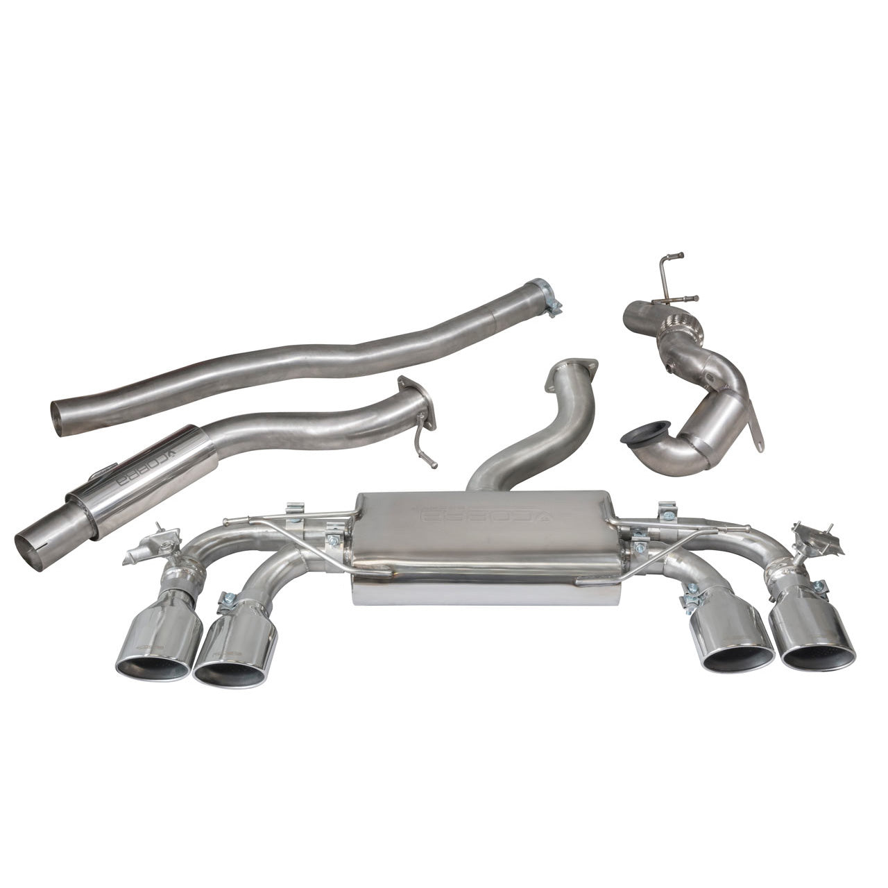 Cobra Exhaust VW Golf R (Mk7.5) 2.0 TSI (5G) (18-20) Turbo Back Performance Exhaust | ML Performance EU Car Parts