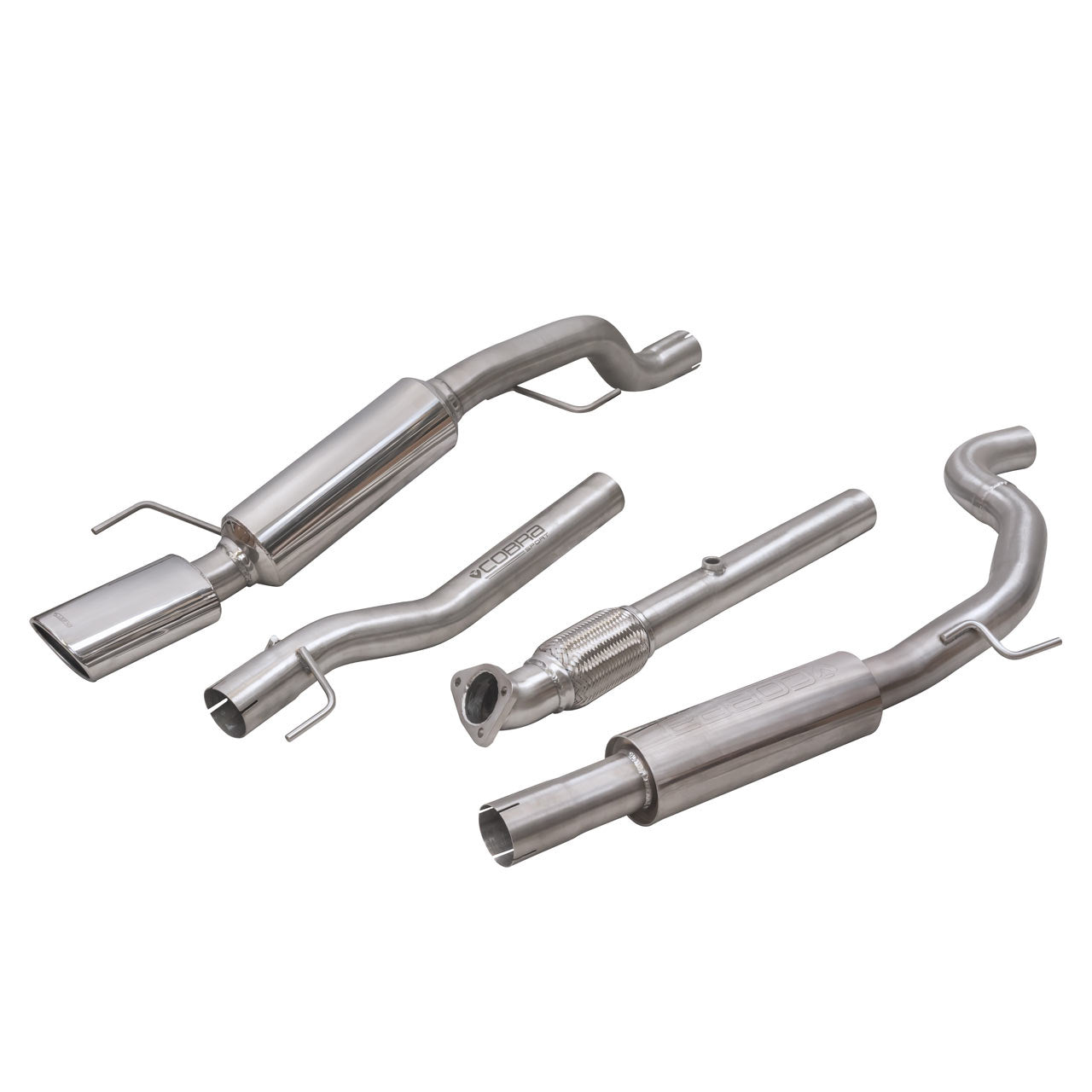 Cobra Exhaust Vauxhall Corsa E 1.4 Turbo (15-19) Cat Back Performance Exhaust | ML Performance EU Car Parts