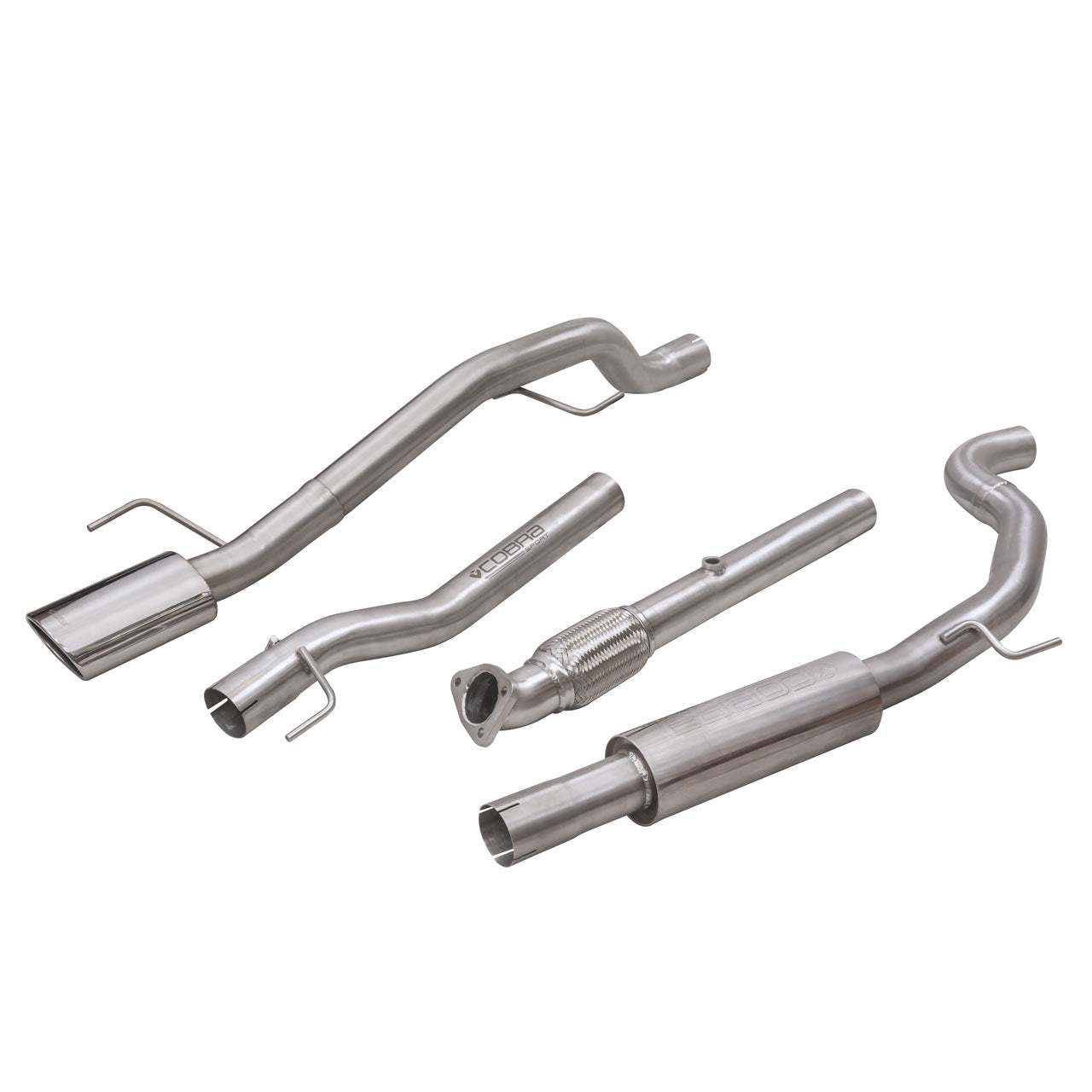 Cobra Exhaust Vauxhall Corsa E 1.4 Turbo (15-19) Venom Box Delete Race Cat Back Performance Exhaust | ML Performance EU Car Parts