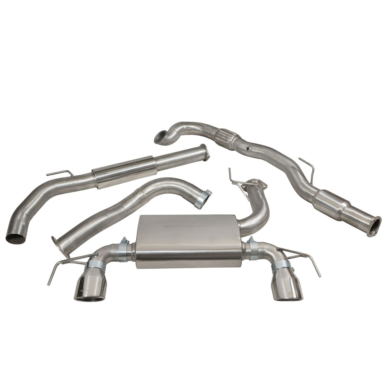 Cobra Exhaust Vauxhall Corsa E VXR (15-18) Turbo Back Performance Exhaust | ML Performance EU Car Parts
