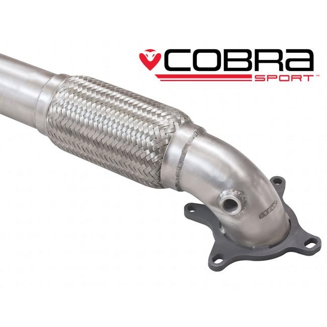 [TO BE DELETED] Cobra Exhaust Audi TT (Mk2) 1.8/2.0 TFSI (2WD) 2011-14 Front Downpipe Sports Cat / De-Cat Performance Exhaust