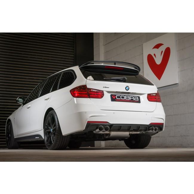 Cobra Exhaust BMW 320i (F30 LCI/F31 LCI) (2011-19) Quad Exit M3 Style Performance Exhaust Conversion