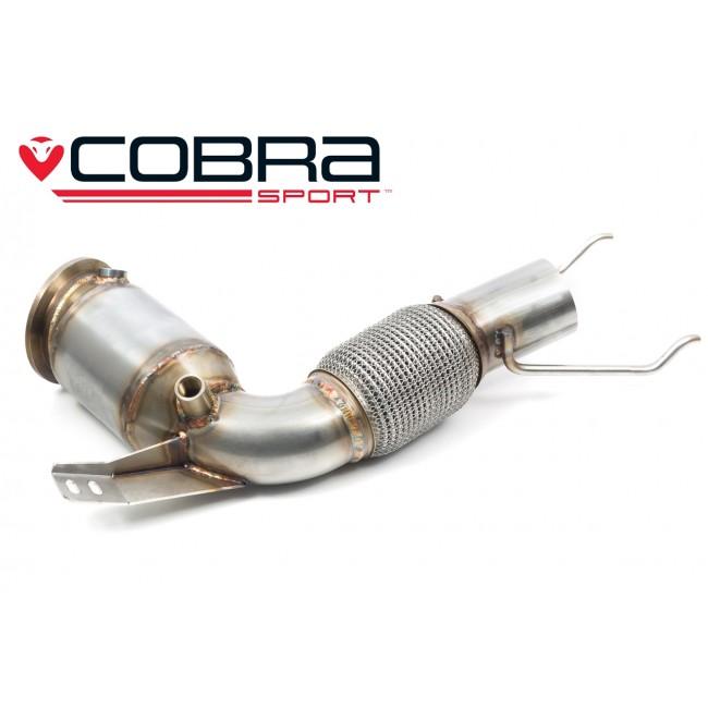 [TO BE DELETED] Cobra Exhaust Mini (Mk3) JCW (F56 LCI) Facelift Sports Cat / De-Cat Downpipe Performance Exhaust