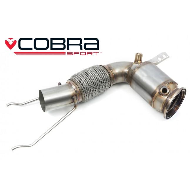[TO BE DELETED] Cobra Exhaust Mini (Mk3) JCW (F56 LCI) Facelift Sports Cat / De-Cat Downpipe Performance Exhaust