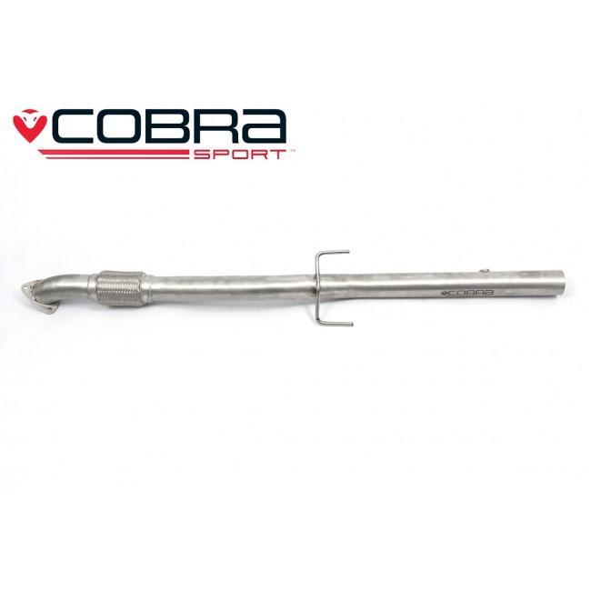 [TO BE DELETED] Cobra Exhaust Vauxhall Corsa D VXR Nurburgring (07-09) Secondary Sports Cat / De-Cat Front Pipe Performance Exhaust