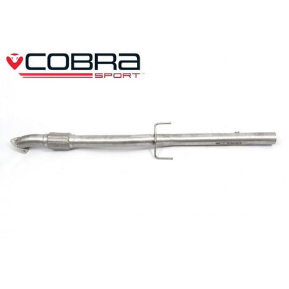 [TO BE DELETED] Cobra Exhaust Vauxhall Corsa D VXR Nurburgring (07-09) Secondary Sports Cat / De-Cat Front Pipe Performance Exhaust
